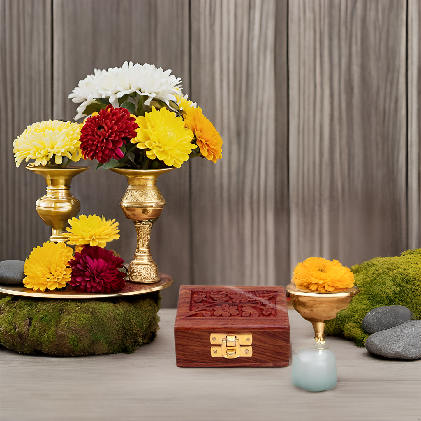wooden decorative jewellery box small