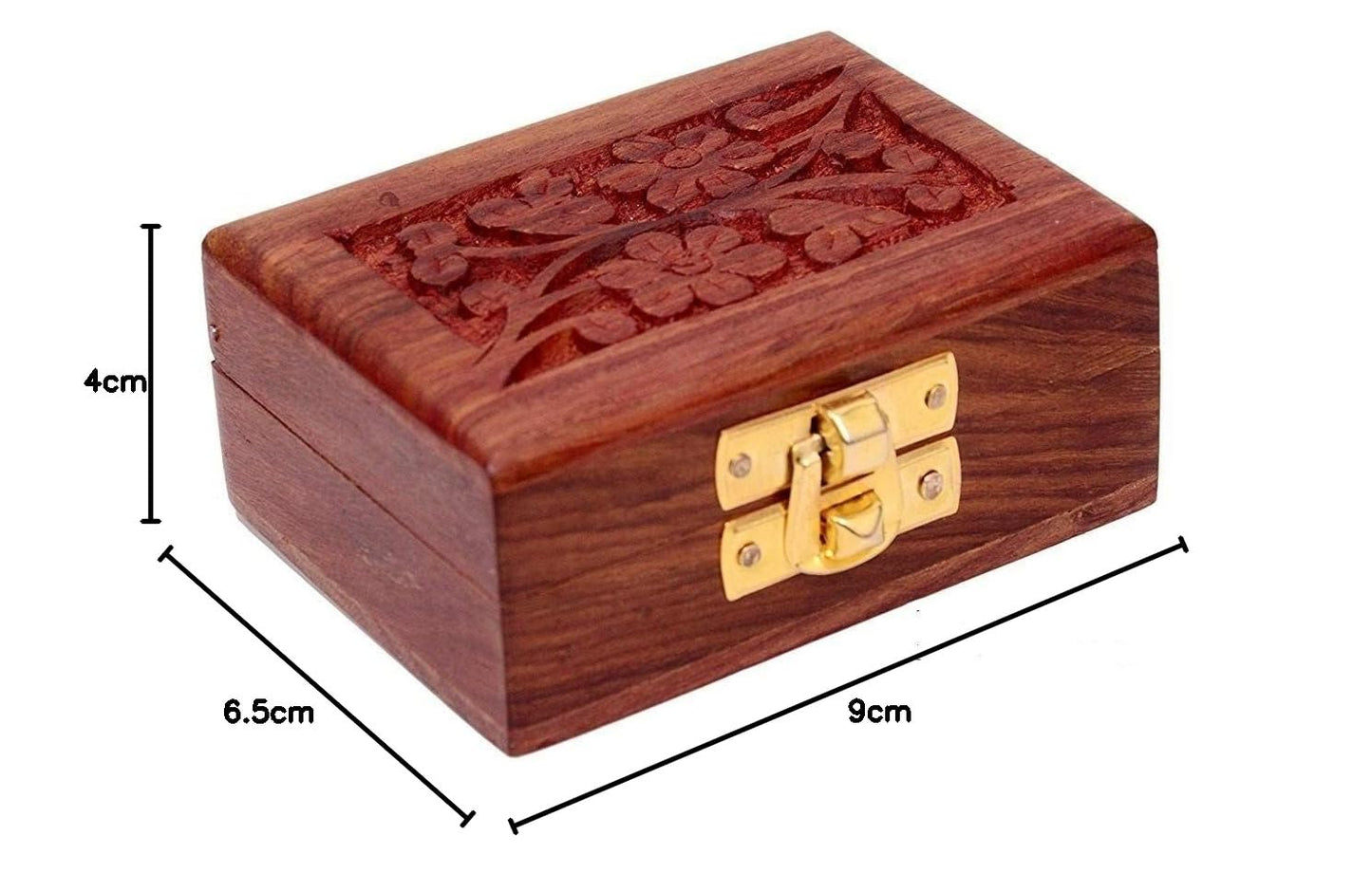 wooden decorative jewellery box small
