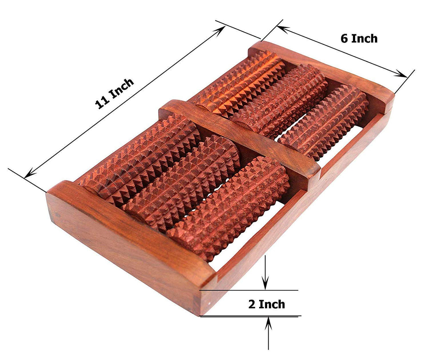 Wooden acupressure Dual massRoller