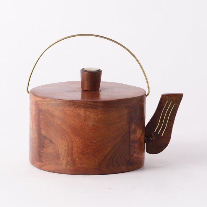 Kettle-Shaped Wooden Coasters for Cups & Mugs