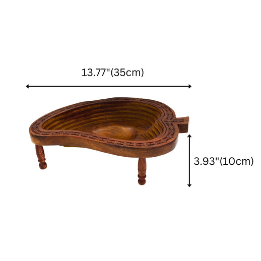 Wooden Mango Shape Tray