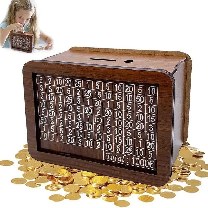 1 Lakh Money Saving Box with Numbers