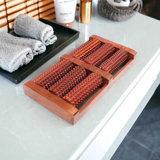 Wooden acupressure Dual massRoller