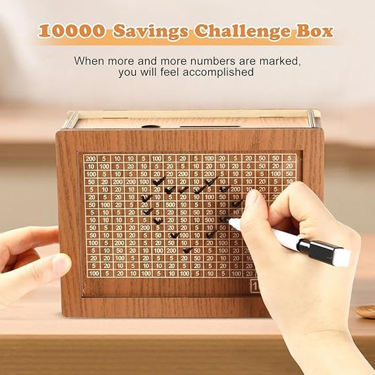1 Lakh Money Saving Box with Numbers