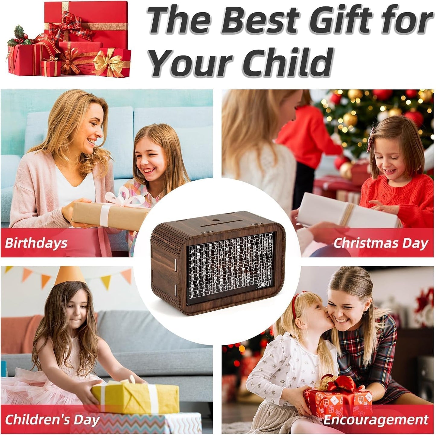 1 Lakh Money Saving Box with Numbers