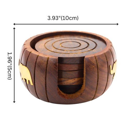 Wooden Coasters Set