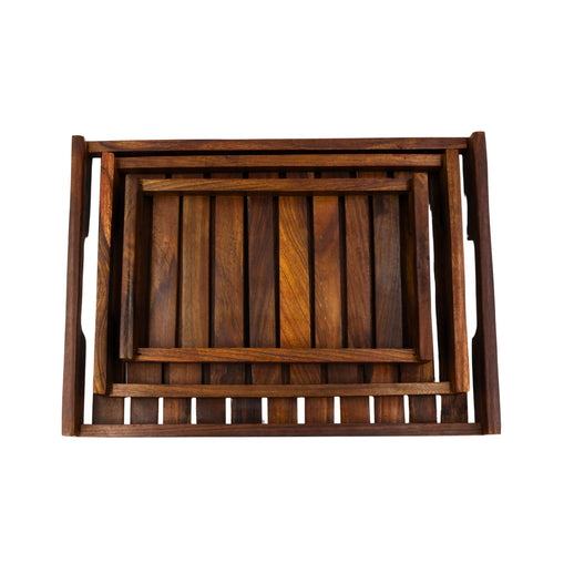 Wooden Tray set of 3